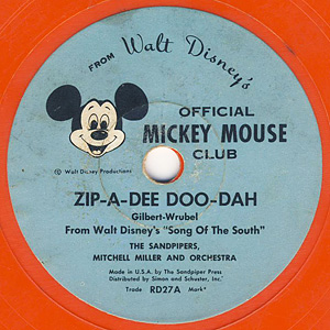 Disneyland Record Label D27