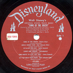 All the Songs from Walt Disney's Uncle Remus