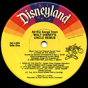 Disneyland Record Label DQ-1205