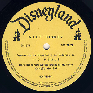 Disneyland Record Label 404.7803