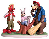 Brers Bear, Fox, and Rabbit Porcelain Bisque